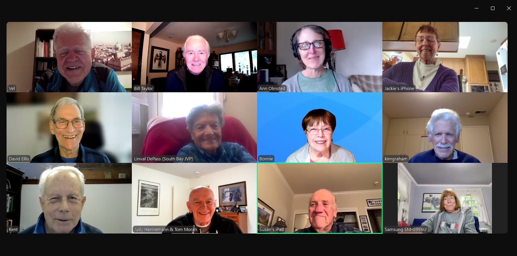 SSAA Zoom Board of Directors October Meeting