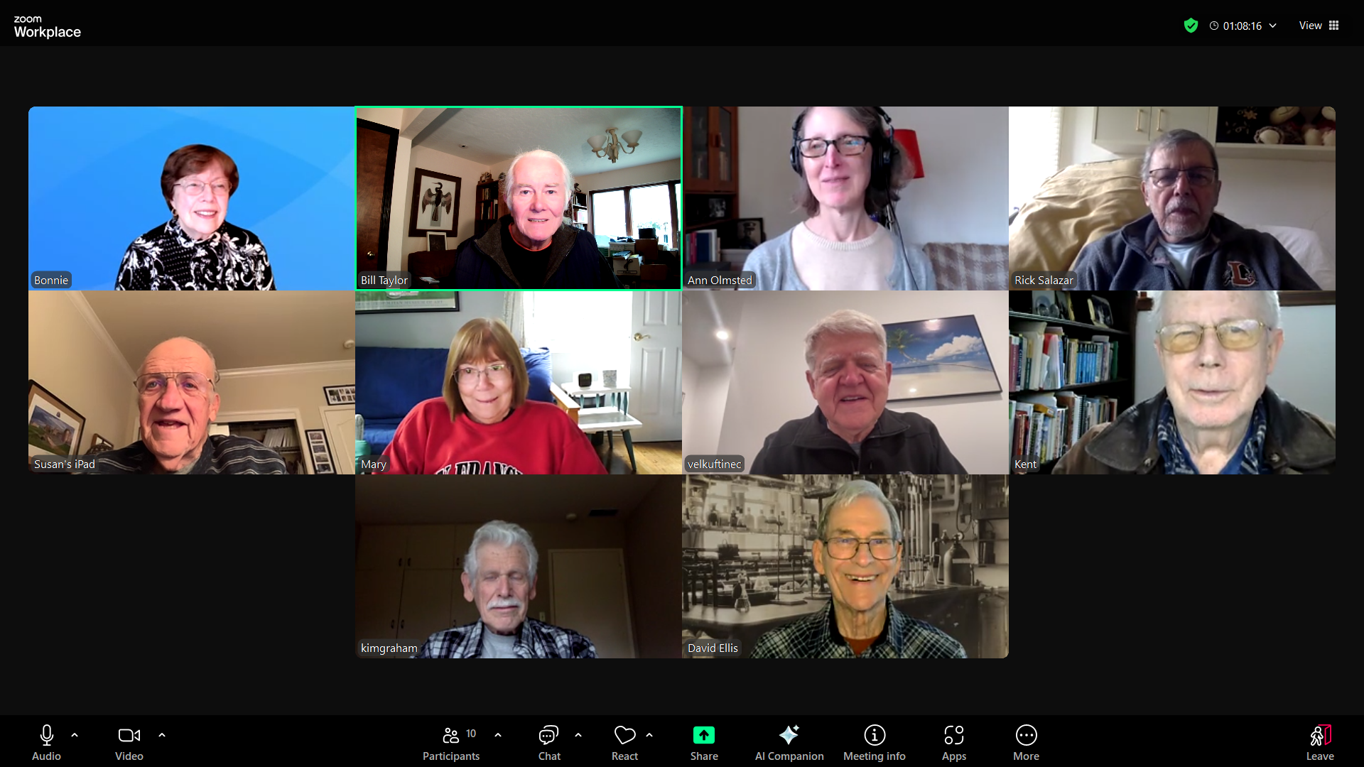 SSAA Zoom Board of Directors November Meeting