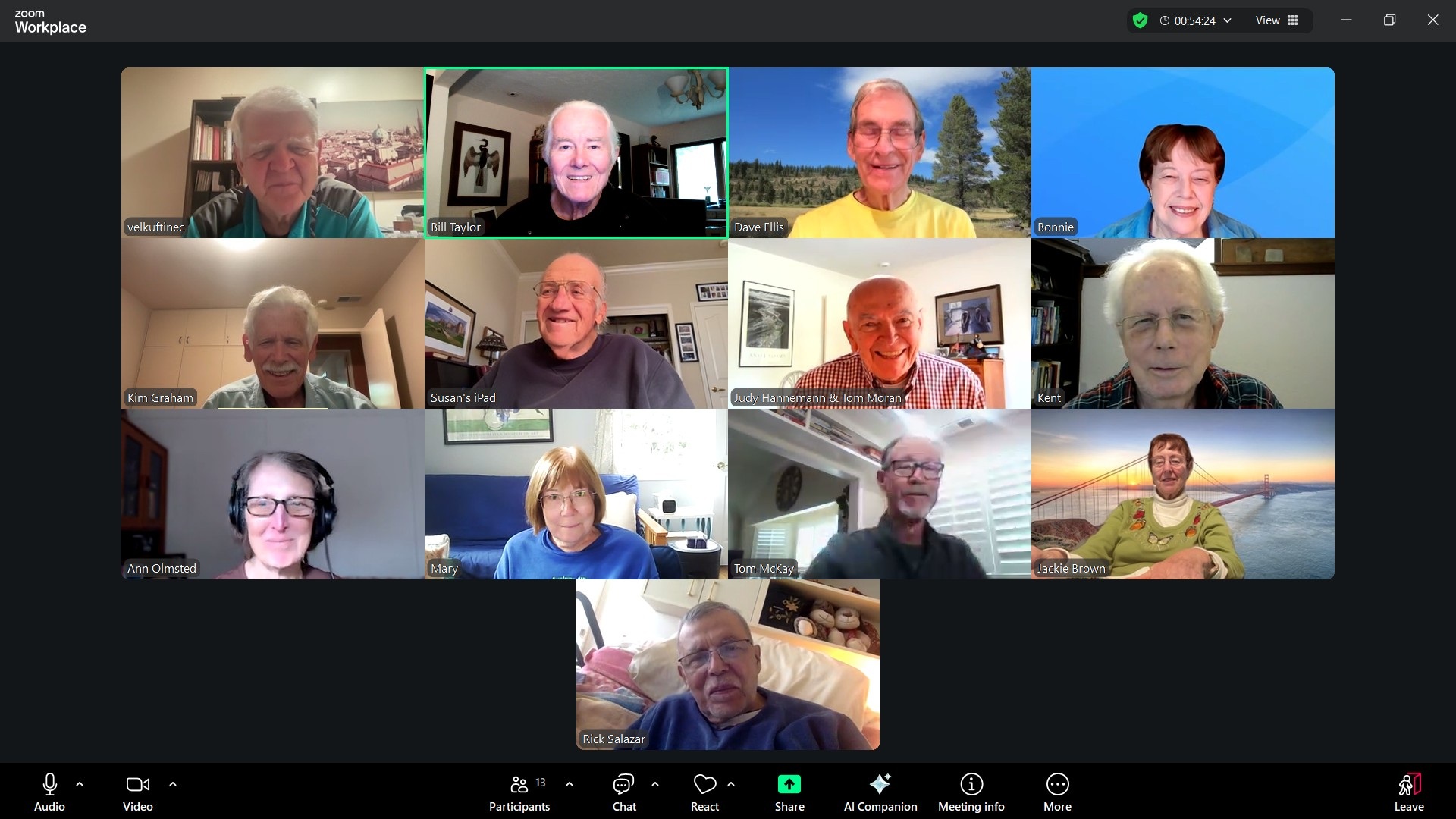 SSAA Zoom Board of Directors November Meeting